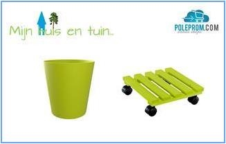 Plantenbakken en plantenrollers