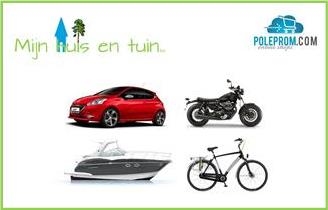 Auto, moto, boot, fiets, . . .